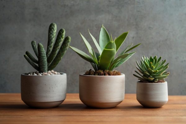 Chậu Cây Cảnh Mini – Xu Hướng Trang Trí Xanh Cho Không Gian Hiện Đại 4 Leonardo Kino XL A set of mini ornamental plant pots placed on 1