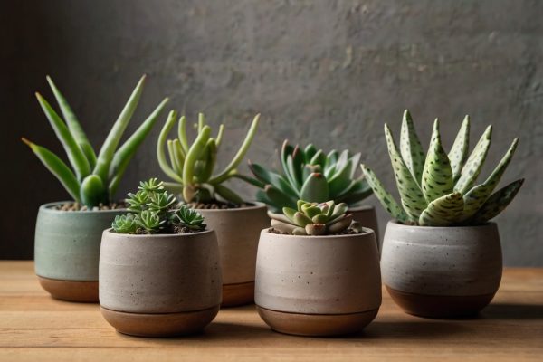 Chậu Cây Cảnh Mini – Xu Hướng Trang Trí Xanh Cho Không Gian Hiện Đại 2 Leonardo Kino XL A set of mini ornamental plant pots placed on 3
